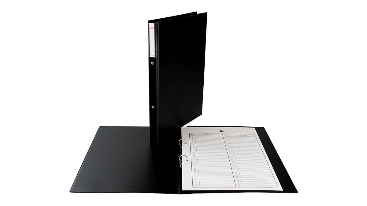 FOLDER FOR PERSONAL FILES A4 2R/3CM BLACK BIURFOL TD-11-03 BIURFOL